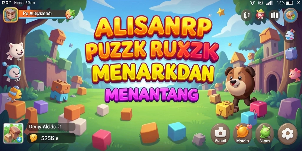 Screenshot gameplay ALISANRP dengan tantangan Puzzle yang menarik.