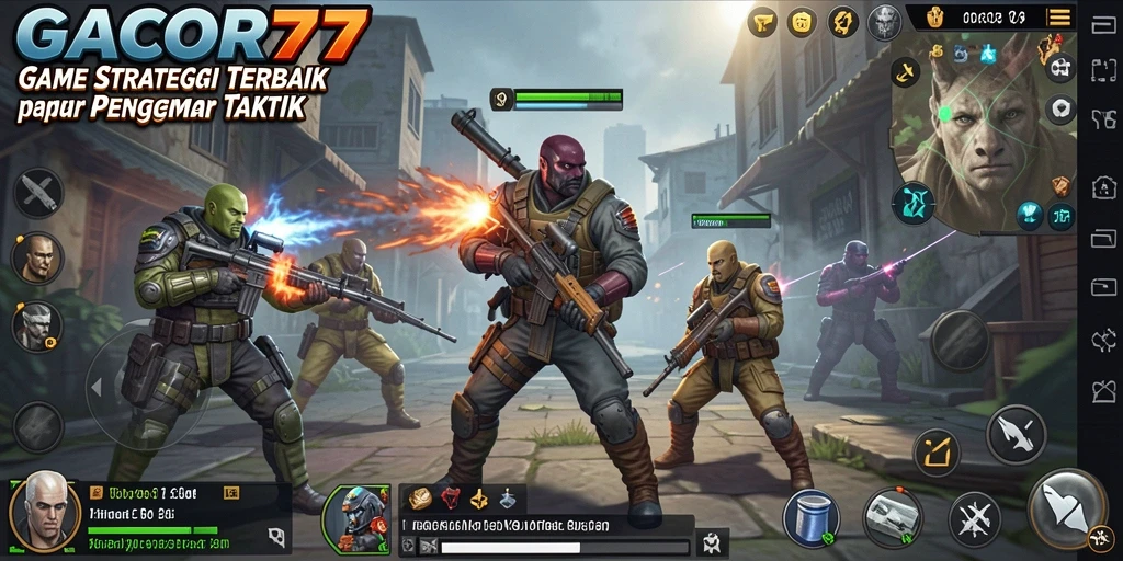 Tangkapan layar dari gameplay strategi yang mendebarkan di GACOR77.
