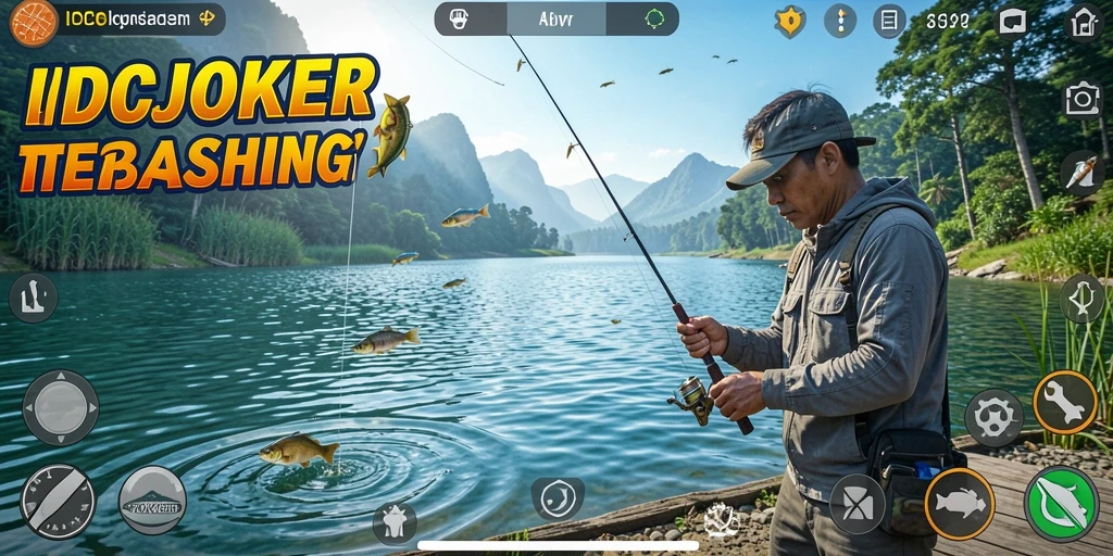 Gameplay IDCJOKER yang menarik dengan suasana memancing yang realistis.