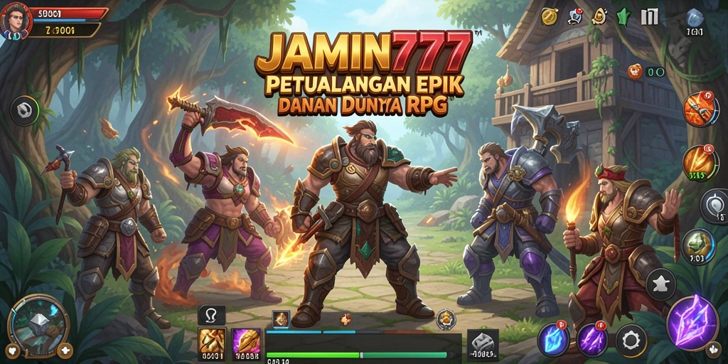 Tangkapan layar gameplay <strong>JAMIN777</strong> menampilkan aksi pertempuran yang seru.