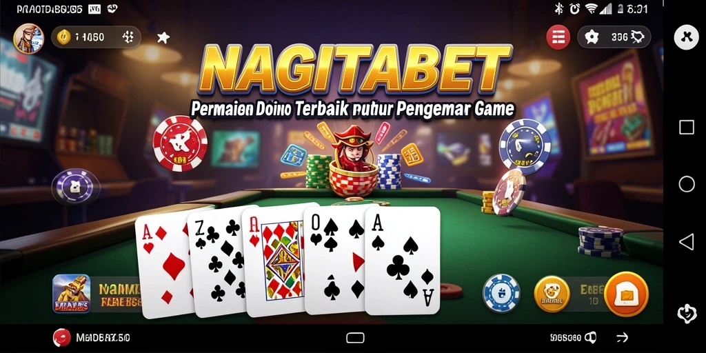 Tampilan menarik dari gameplay Domino NAGITABET yang seru.