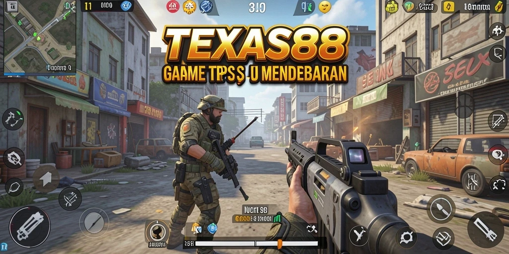 Screenshot gameplay TEXAS88 yang mendebarkan dan penuh aksi.